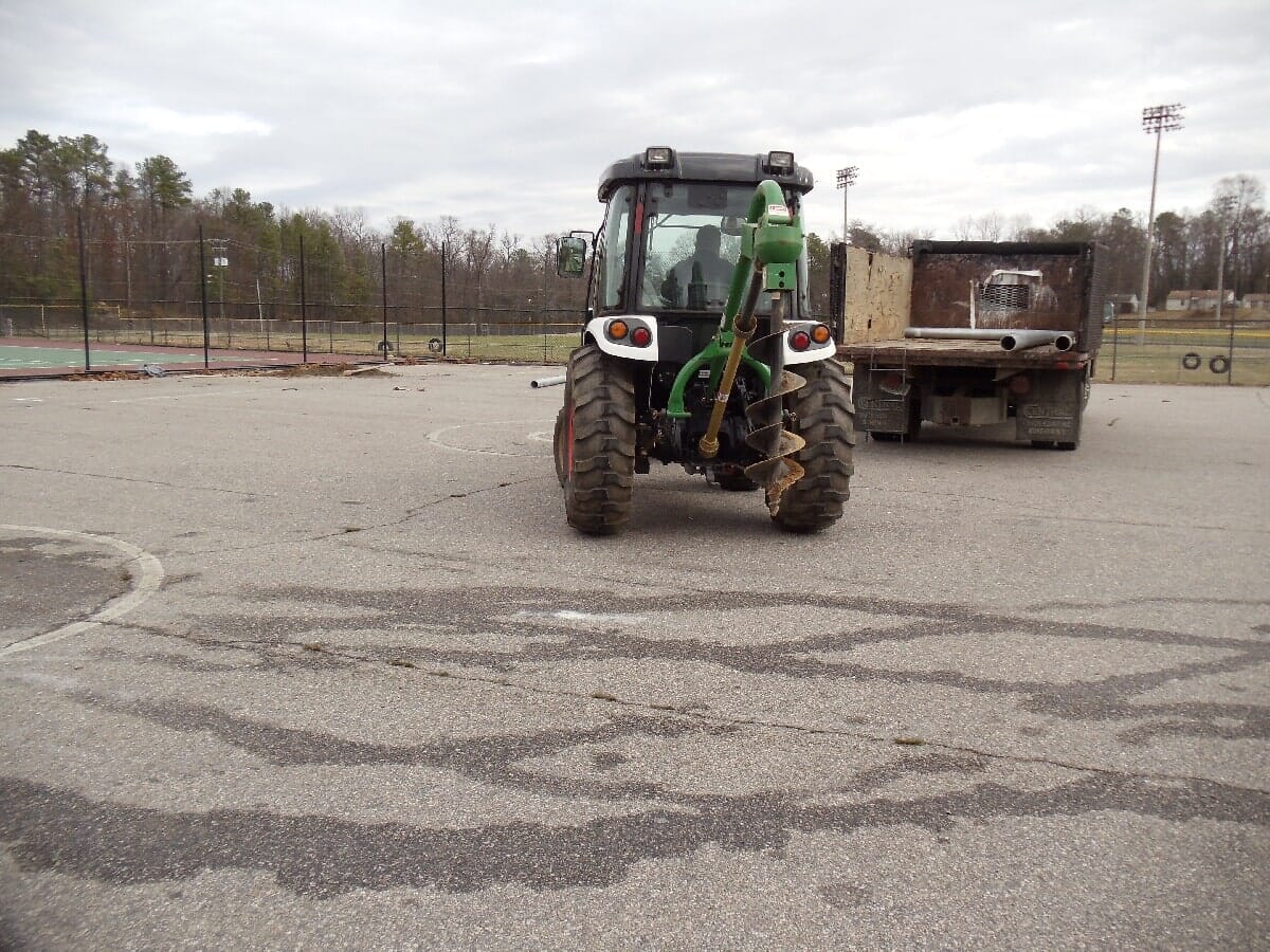 Before Renovating Basket Ball Court #2 — Chester, VA — ARW Contracting, Inc.
