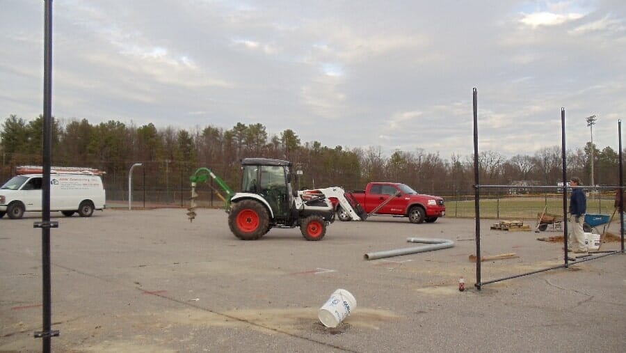 Before Renovating Basket Ball Court #3 — Chester, VA — ARW Contracting, Inc.