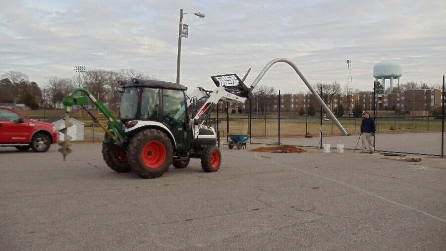 Before Renovating Basket Ball Court #4 — Chester, VA — ARW Contracting, Inc.