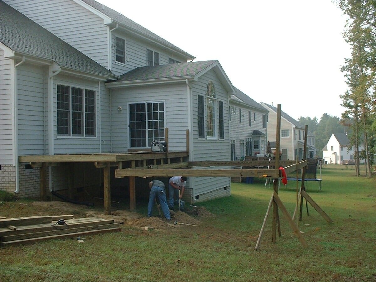 Decks And Patios Renovation #14 — Chester, VA — ARW Contracting, Inc.
