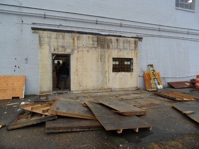 Before Hangar Renovation #6 — Chester, VA — ARW Contracting, Inc.