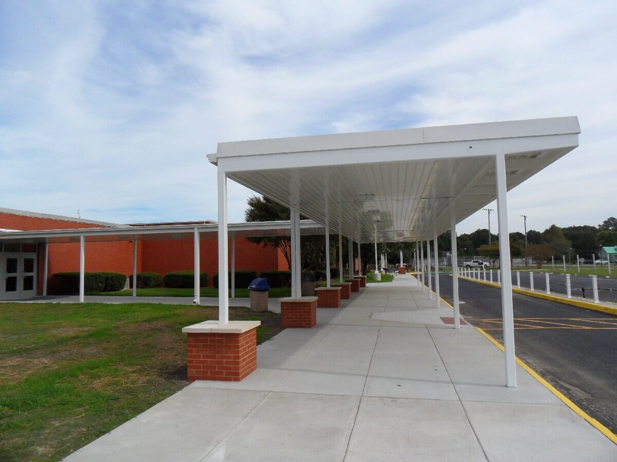 Renovating Canopy And Facade — Chester, VA — ARW Contracting, Inc.