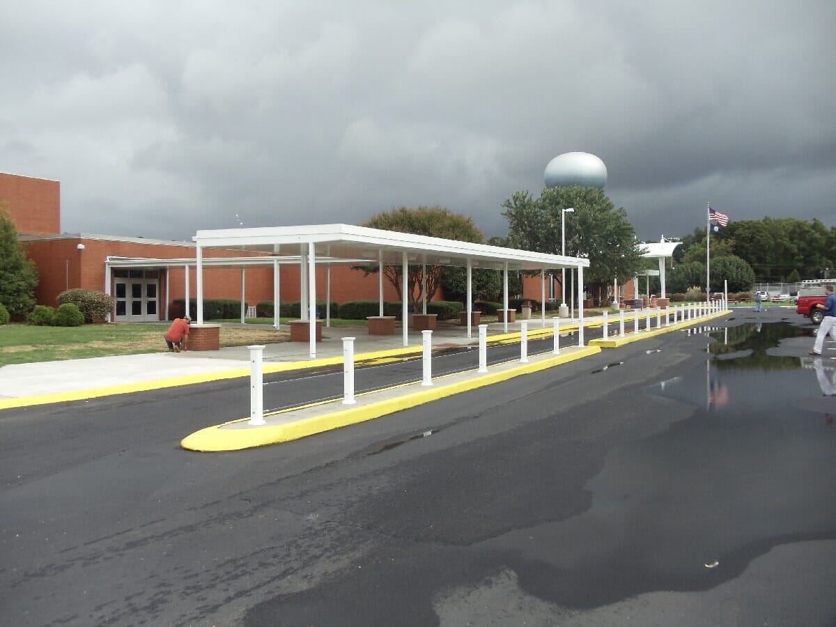 Renovating Canopy And Facade #6 — Chester, VA — ARW Contracting, Inc.