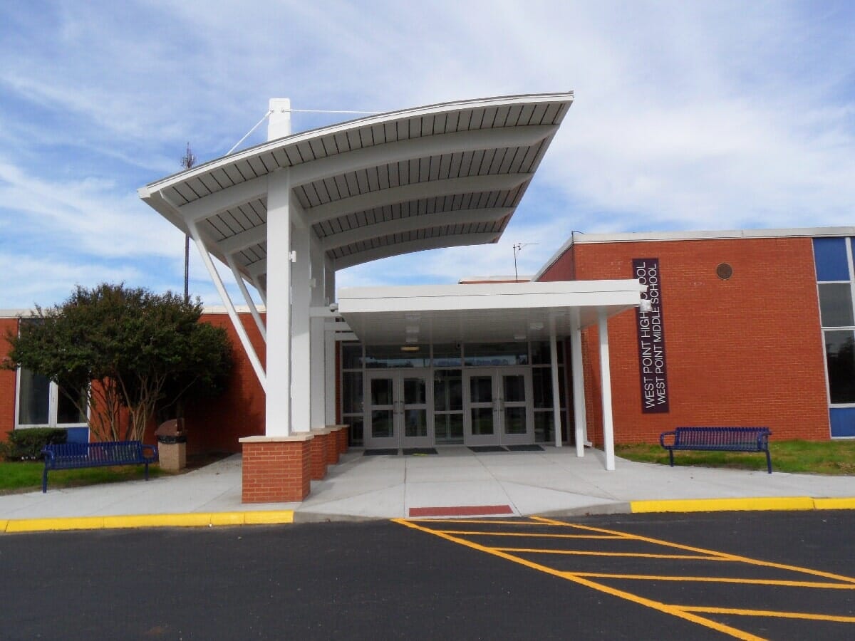 Renovating Canopy And Facade #8 — Chester, VA — ARW Contracting, Inc.