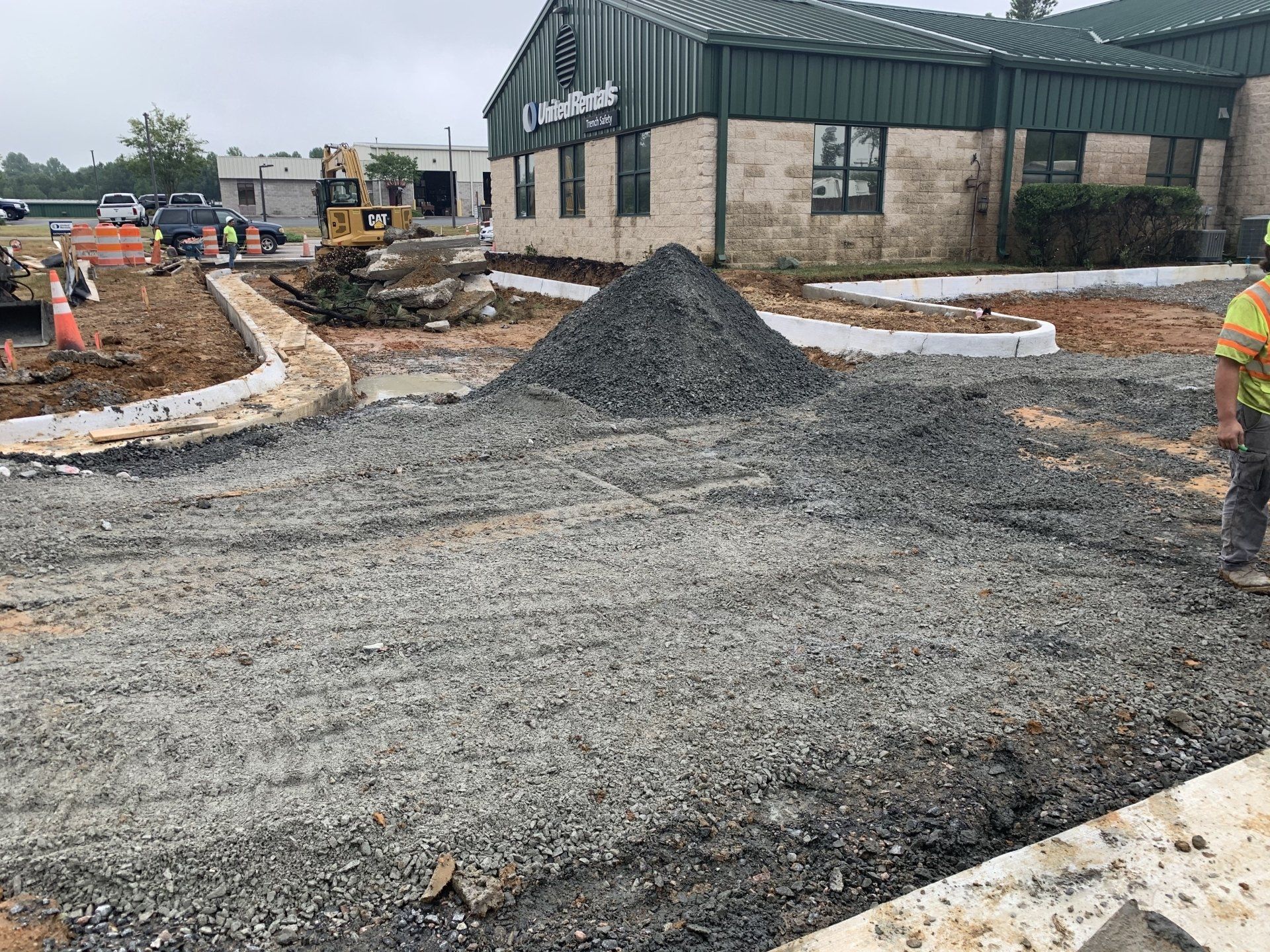 Before Renovating Parking Lot #8 — Chester, VA — ARW Contracting, Inc.