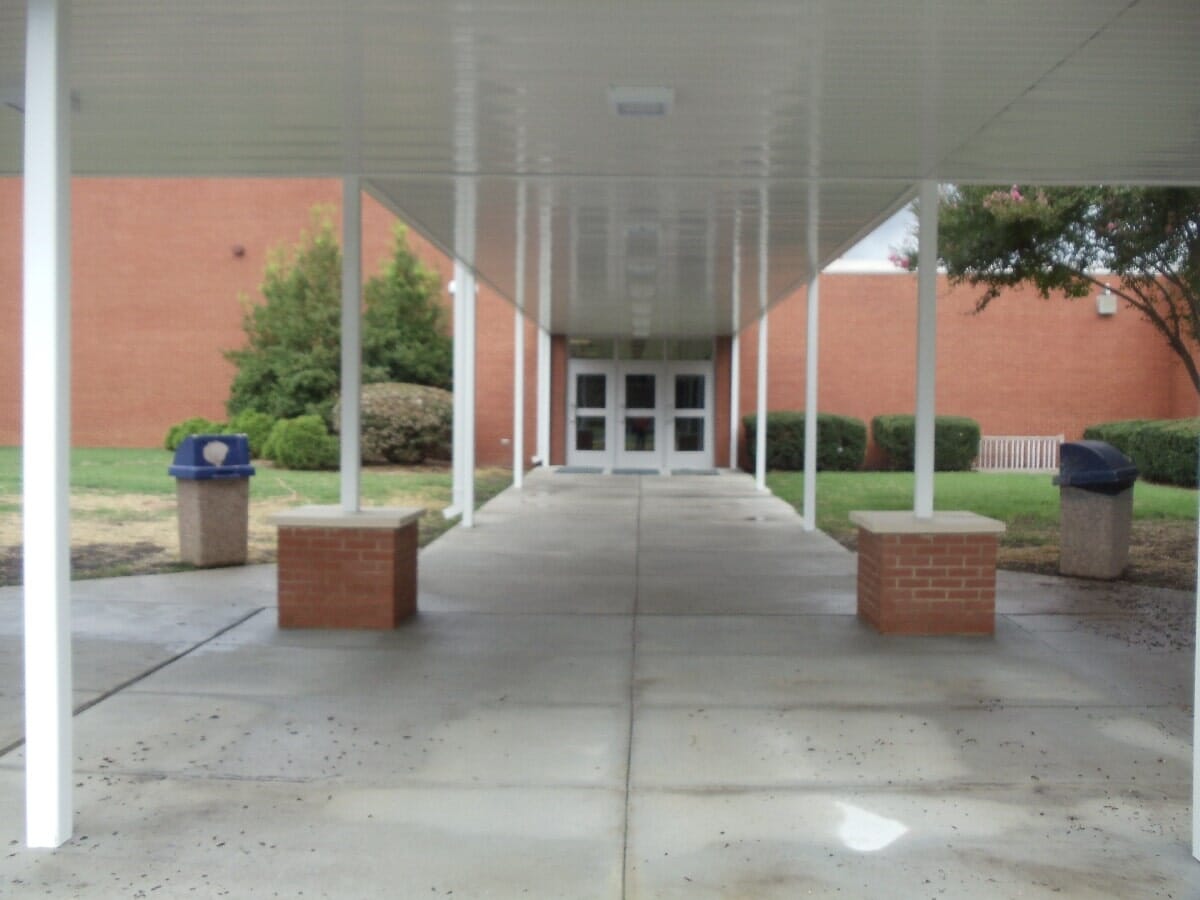 Renovating Canopy And Facade #14 — Chester, VA — ARW Contracting, Inc.