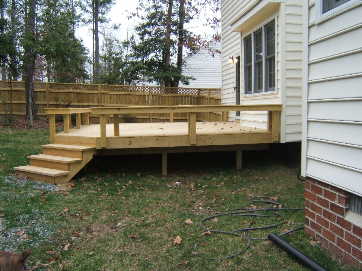 Decks And Patios Renovation #95 — Chester, VA — ARW Contracting, Inc.