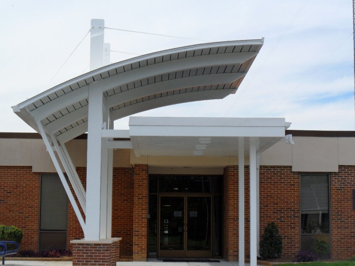 Renovating Canopy And Facade #16 — Chester, VA — ARW Contracting, Inc.