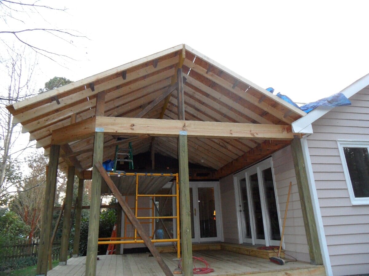 Residential Porch Renovation #5 — Chester, VA — ARW Contracting, Inc.