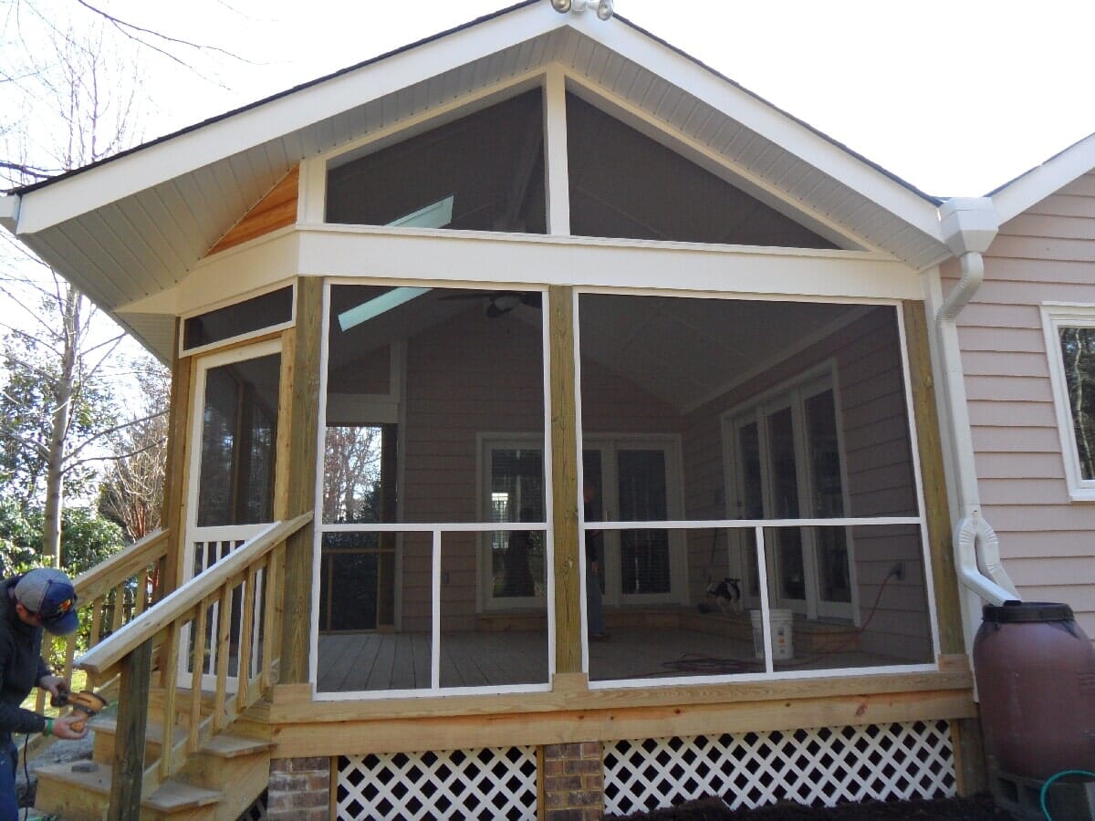 Residential Porch Renovation #8 — Chester, VA — ARW Contracting, Inc.