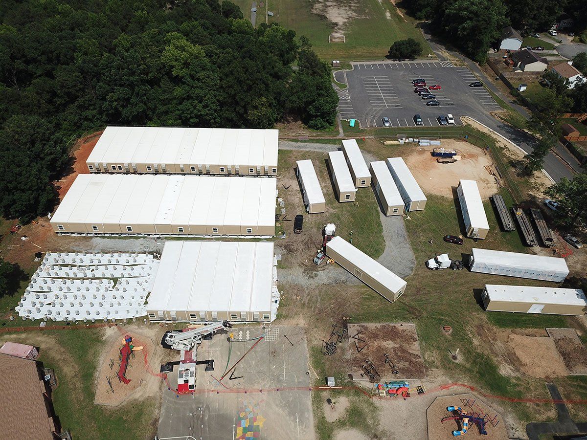 Top View Of AM Davis Project Constructions — Chester, VA — ARW Contracting, Inc.