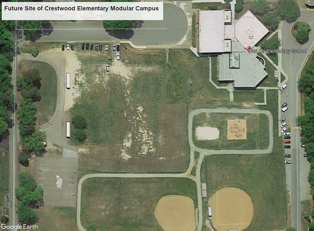 Future Site Of Crestwood Elementary Modular Campus — Chester, VA — ARW Contracting, Inc.