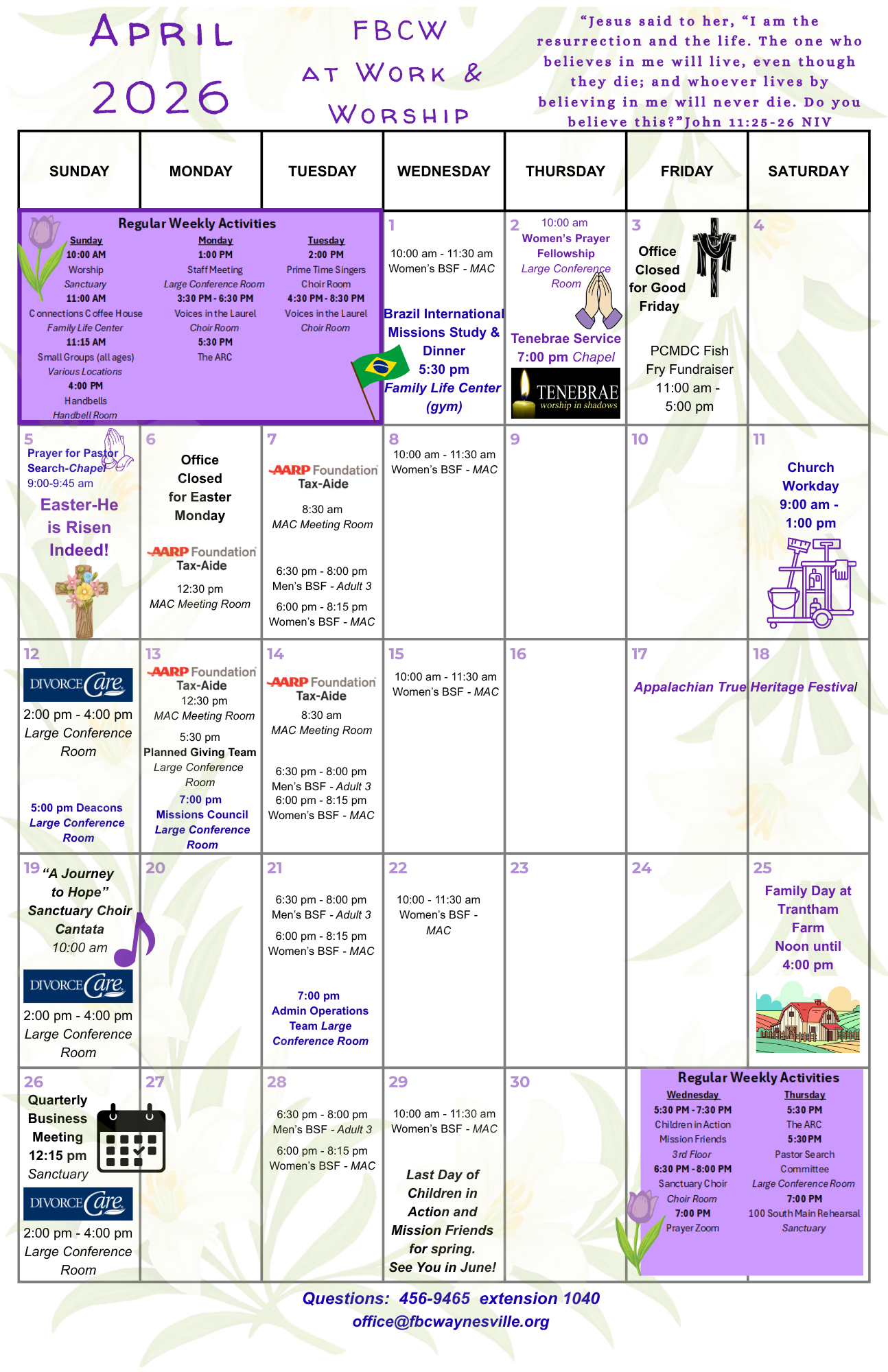 December 2025 calendar with festive decorations and holiday themed events.