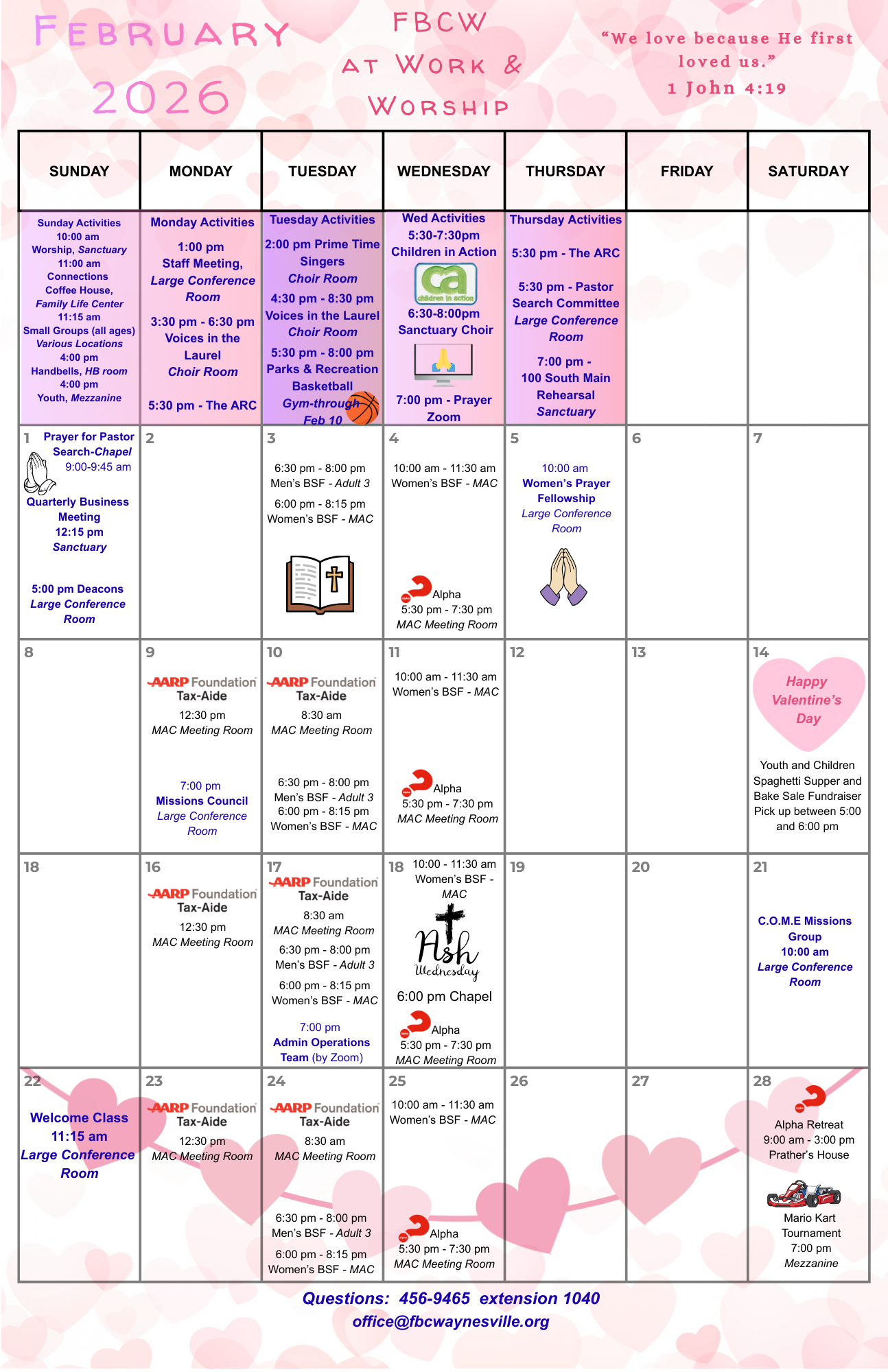 December 2025 calendar with festive decorations and holiday themed events.