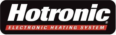 The hottronic electronic heating system logo is on a black background.