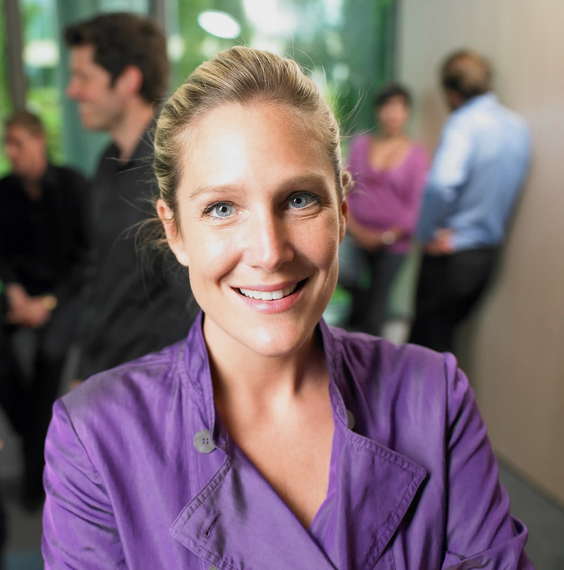 Confident Senior Level Professional Smiling After Interview