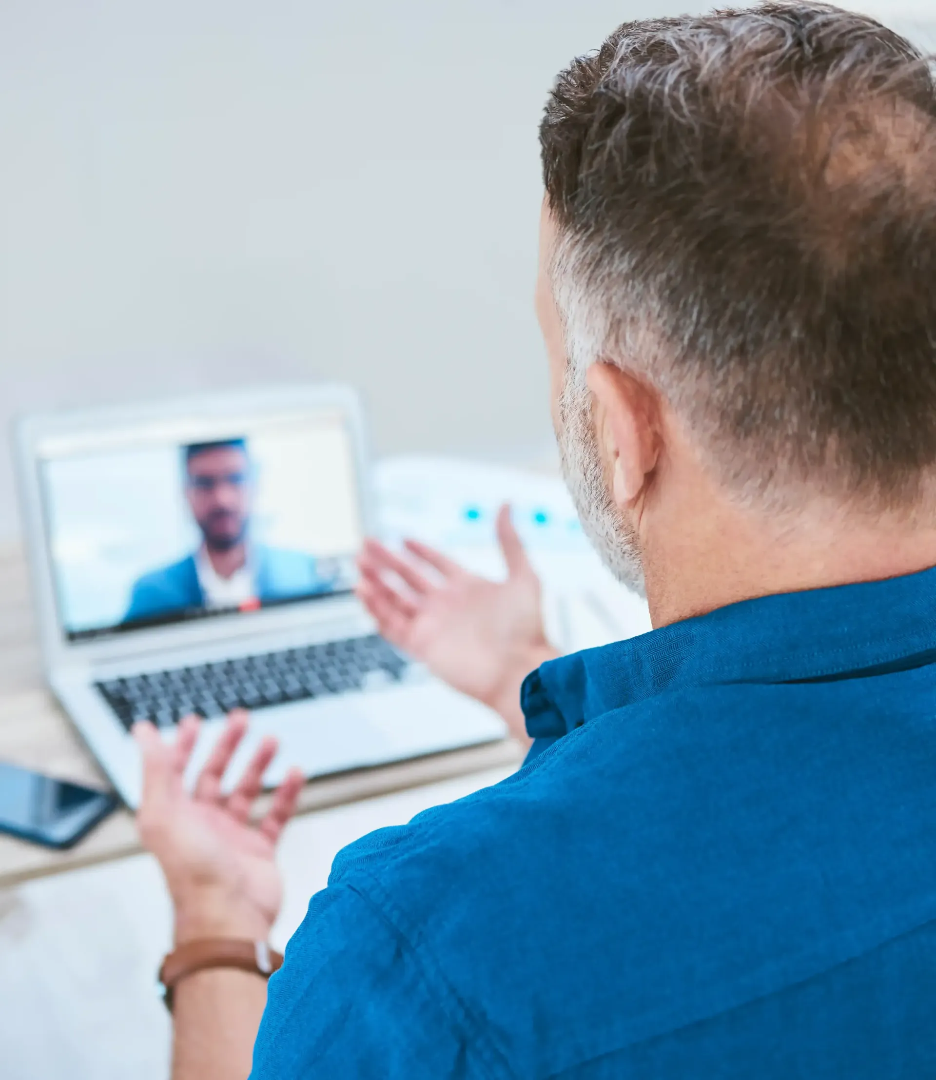 Experienced Career Coach Having Coaching Call With Client