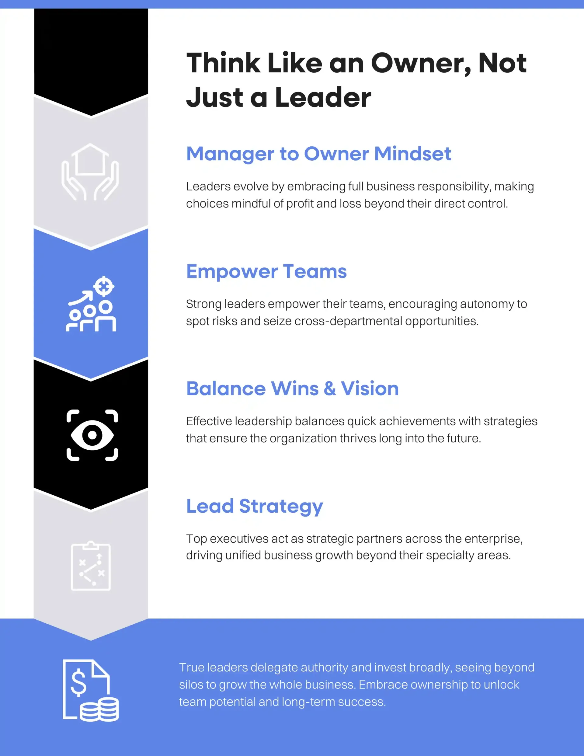 Think Like An Owner Not Just A Leader