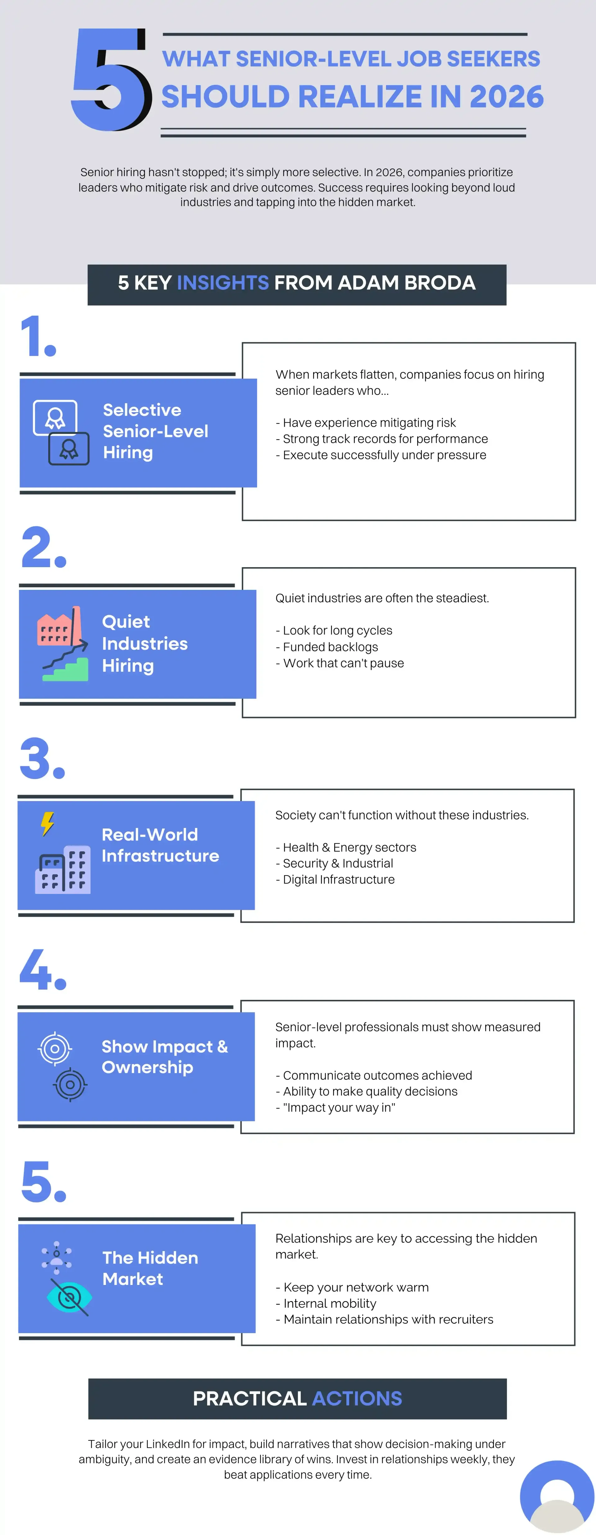 What Senior-Level Professionals Should Realize In 2026 Infographic