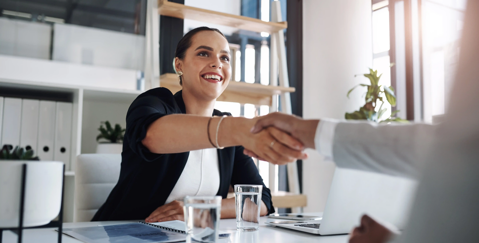 Woman Executive Negotiating Executive Compensation Package