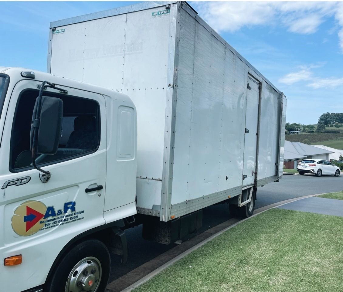 A White a & R Moving Truck — Easy Choice Removals and General Freight In Port Macquarie, NSW