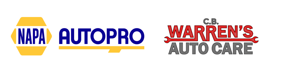 NAPA AutoPro and Warren&rsquo;s Auto Care logos on a white background | CB Warren's Auto Care