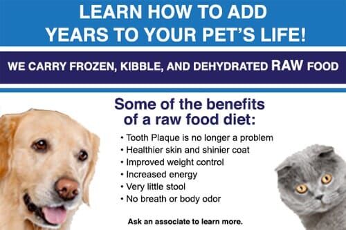 Raw Benefits Flyer — Pet Supply in Middlesex, NJ