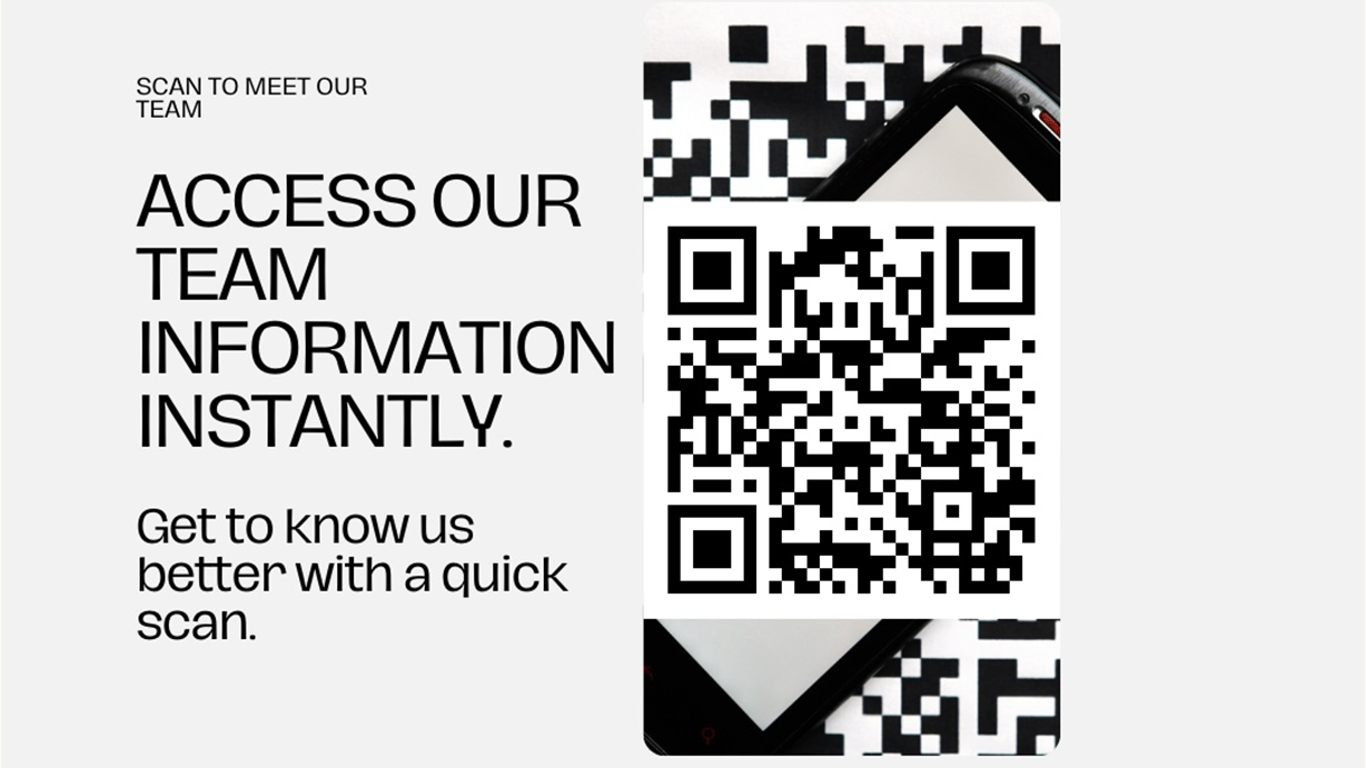 QR Code for builders and contractor page that links to about US/team