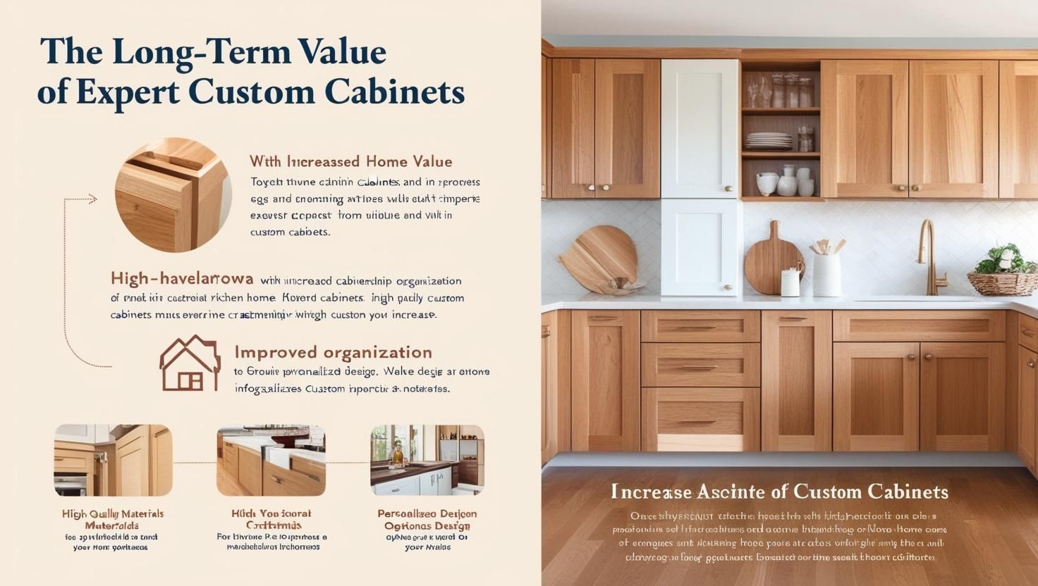 Comprehensive guide explaining why custom cabinets offer superior quality, personalization, and valu
