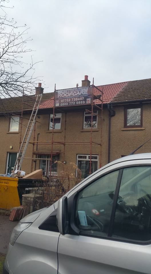 Van outside of house