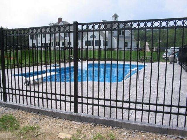 Aluminum deals fence scrolls