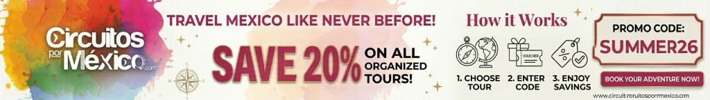 Get 20% OFF --- book tours at Oaxaca or Mexico City. Use code:   20%OFF at checkout