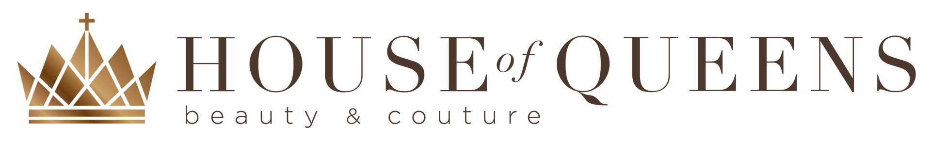 Das Logo für House of Queens Beauty und Couture