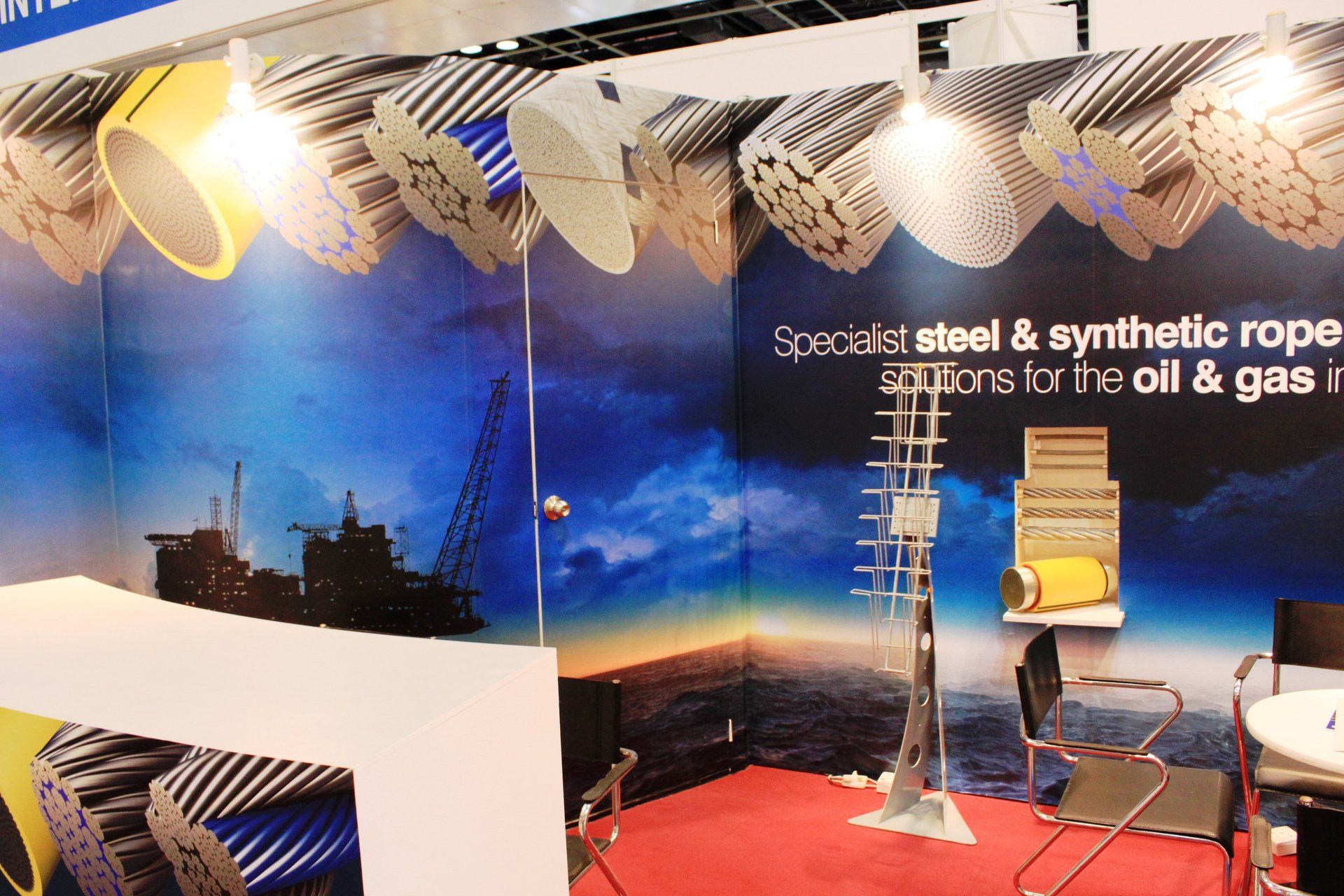 Bridon @ OSEA 2010. Booth designed and built by Essential Global Fairs.