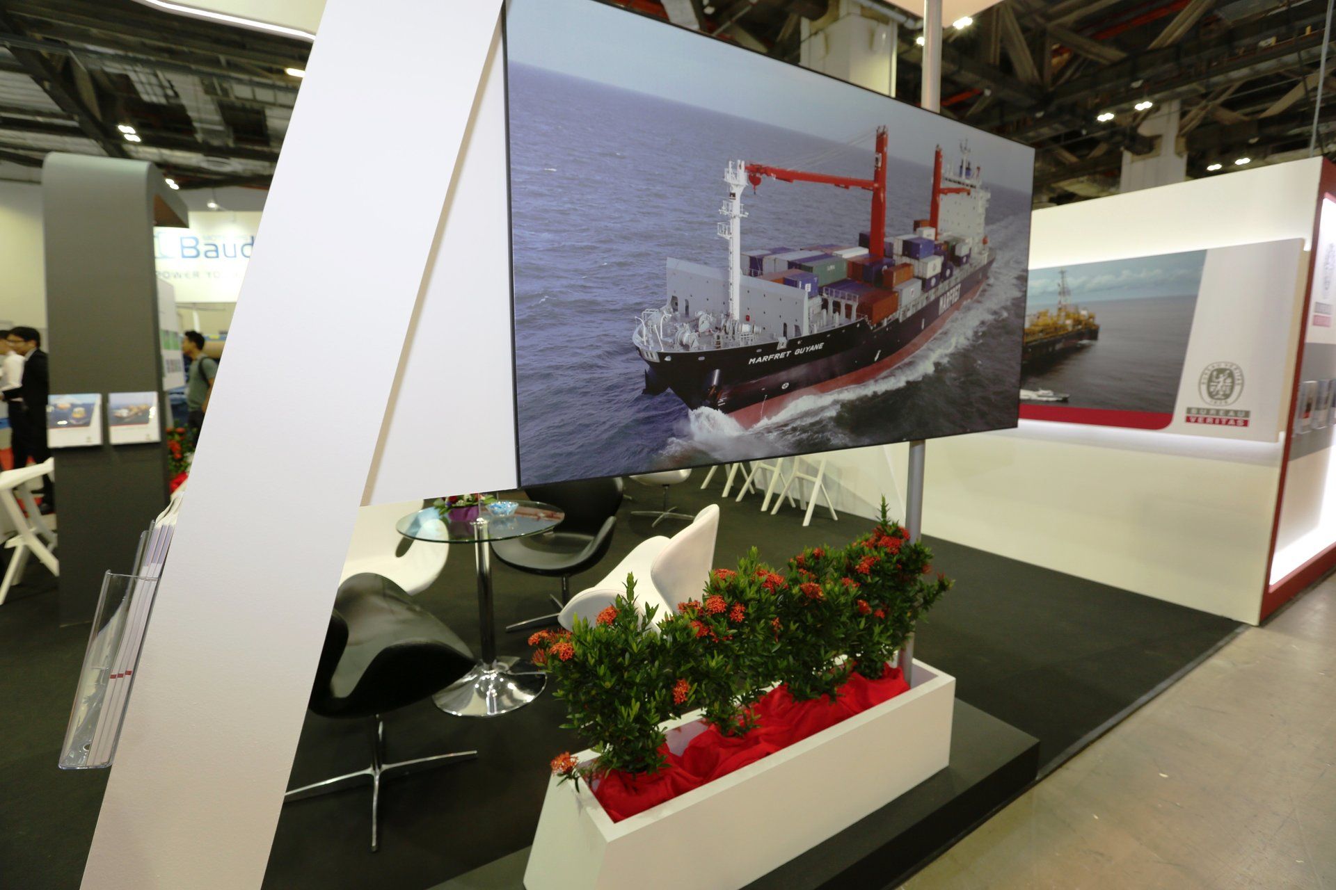Bureau Veritas @ Asia Pacific Maritime 2016. Booth designed and built by Essential Global Fairs.