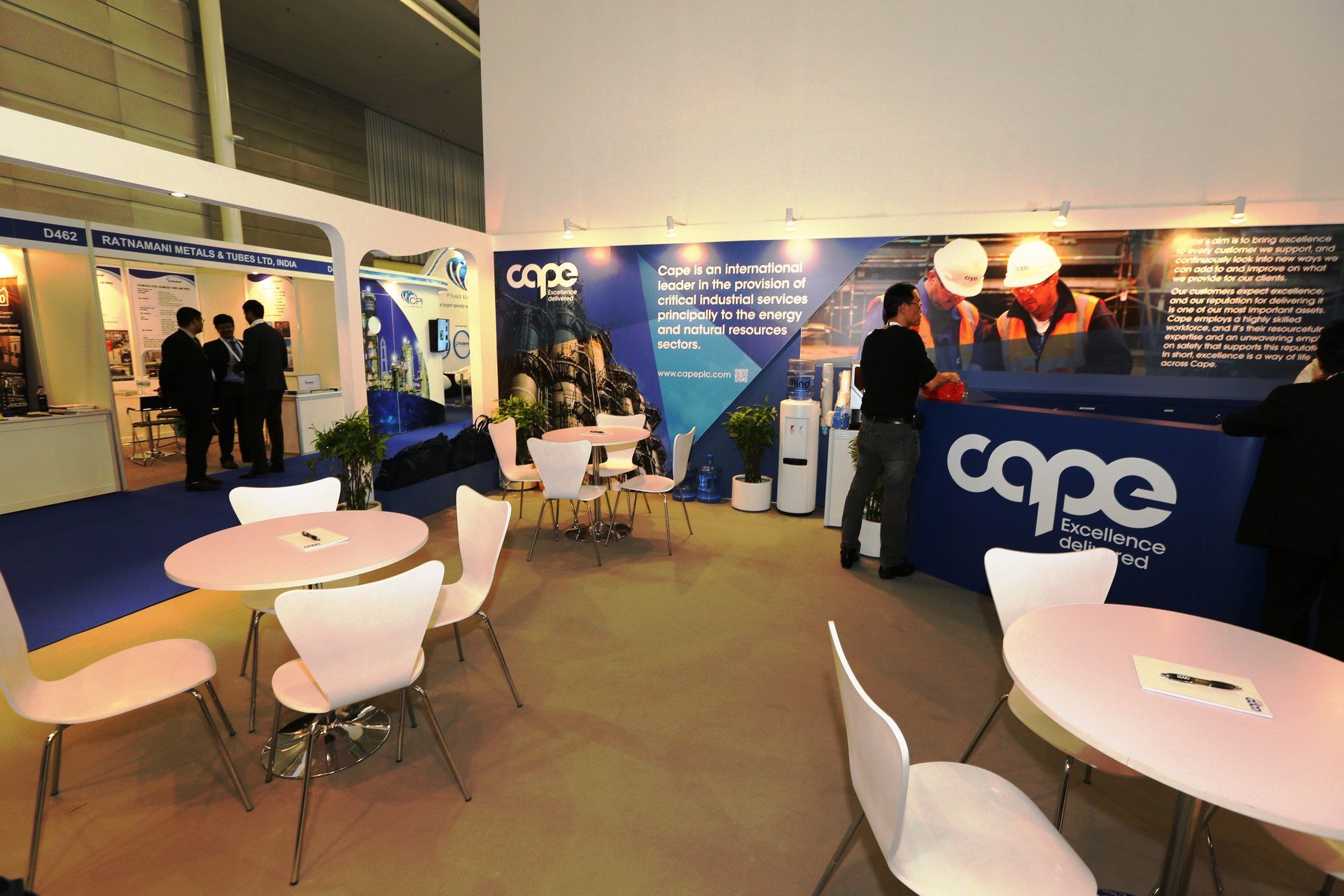 Cape @ Gastech 2015. Booth designed and built by Essential Global Fairs.