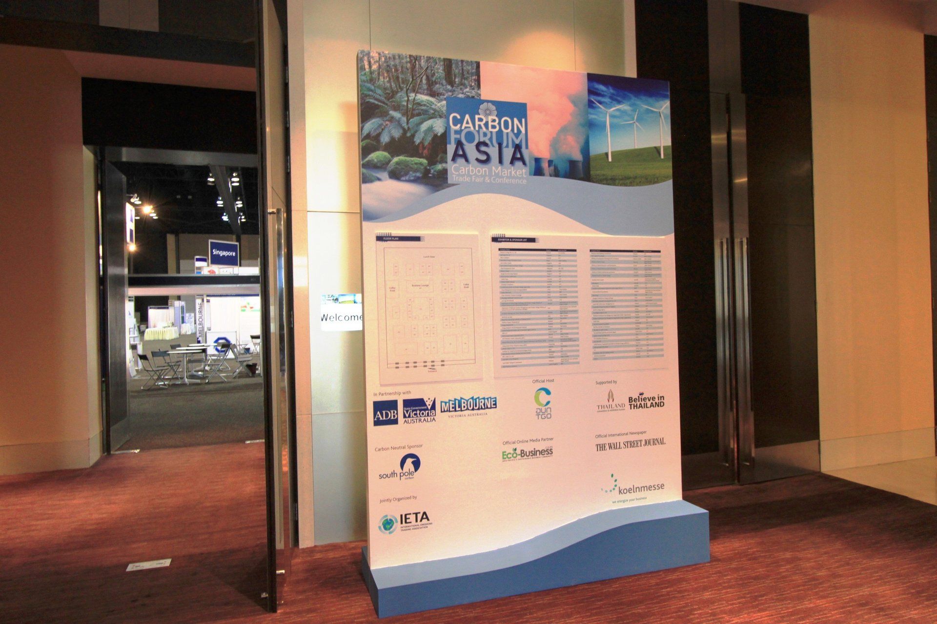 Carbon Forum Asia 2012 @ Thailand. Booth designed and built by Essential Global Fairs.