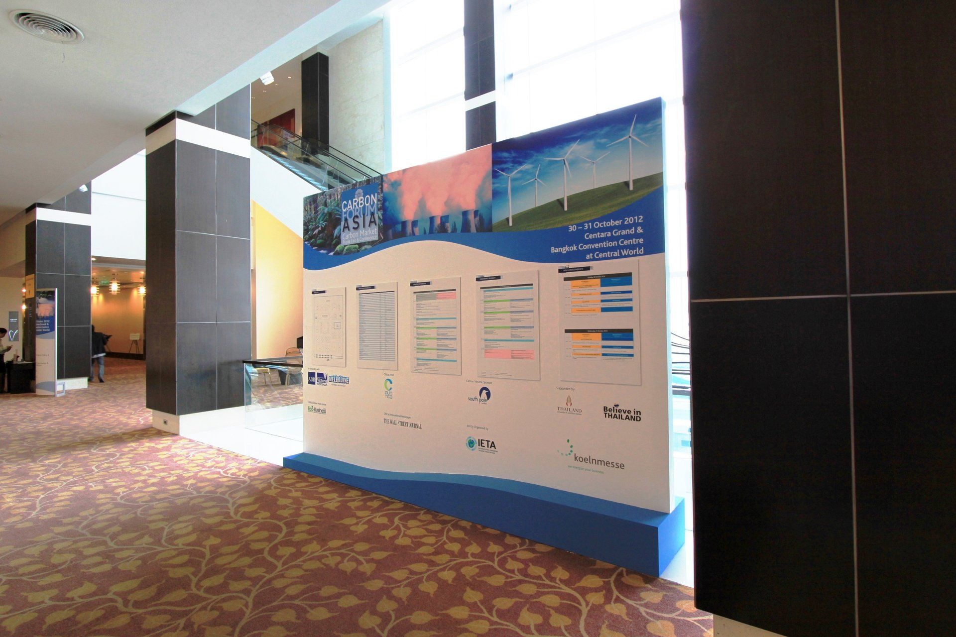 Carbon Forum Asia 2012 @ Thailand. Booth designed and built by Essential Global Fairs.
