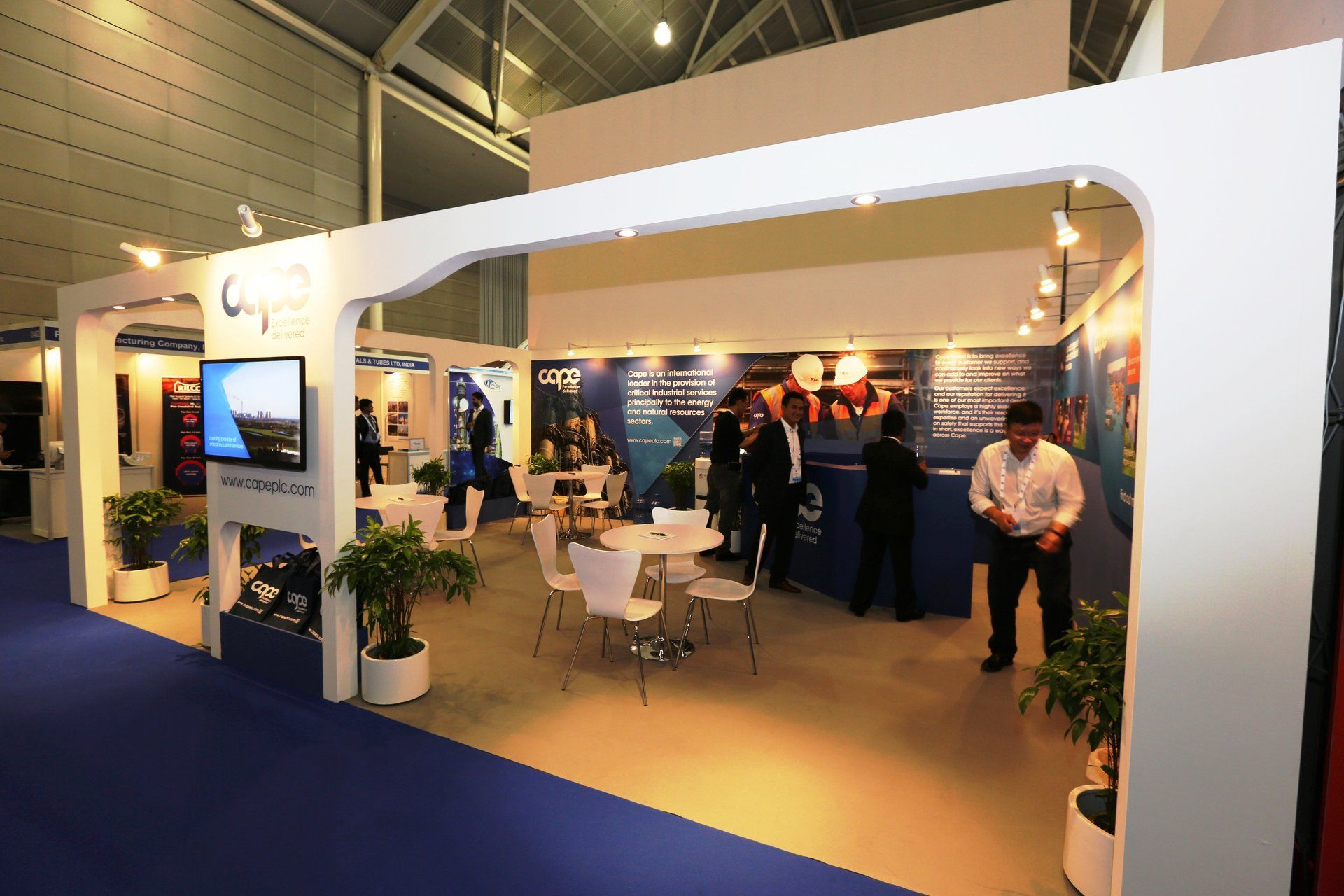 Cape @ Gastech 2015. Booth designed and built by Essential Global Fairs.