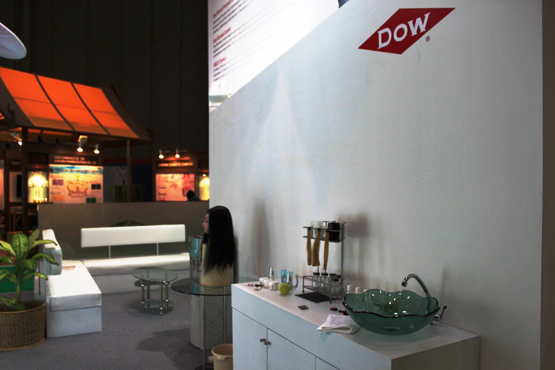 Dow Chemical @ In-cosmetics Asia 2010. Booth designed and built by Essential Global Fairs.