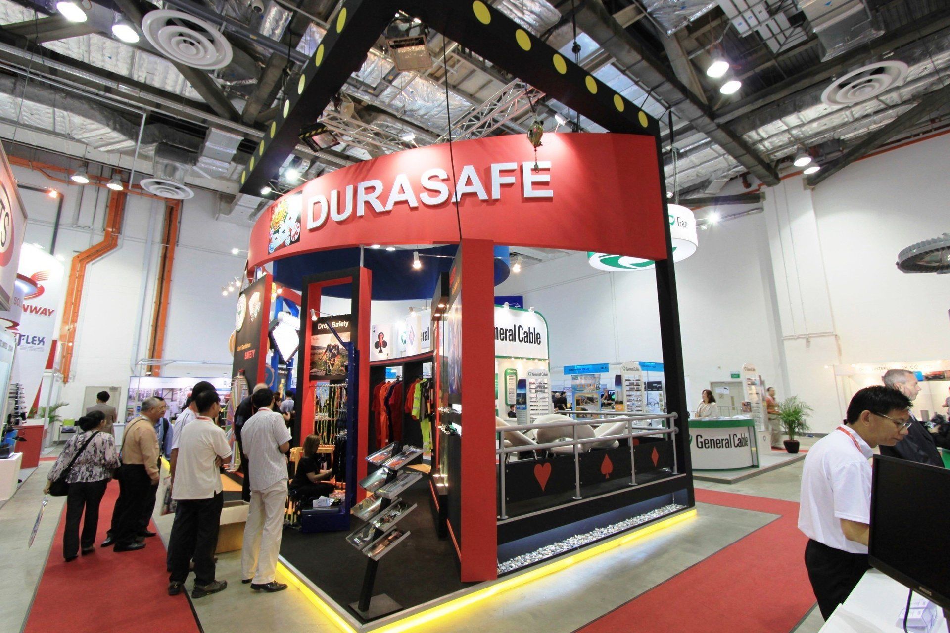 Durasafe @ OSEA 2012. Booth designed and built by Essential Global Fairs.