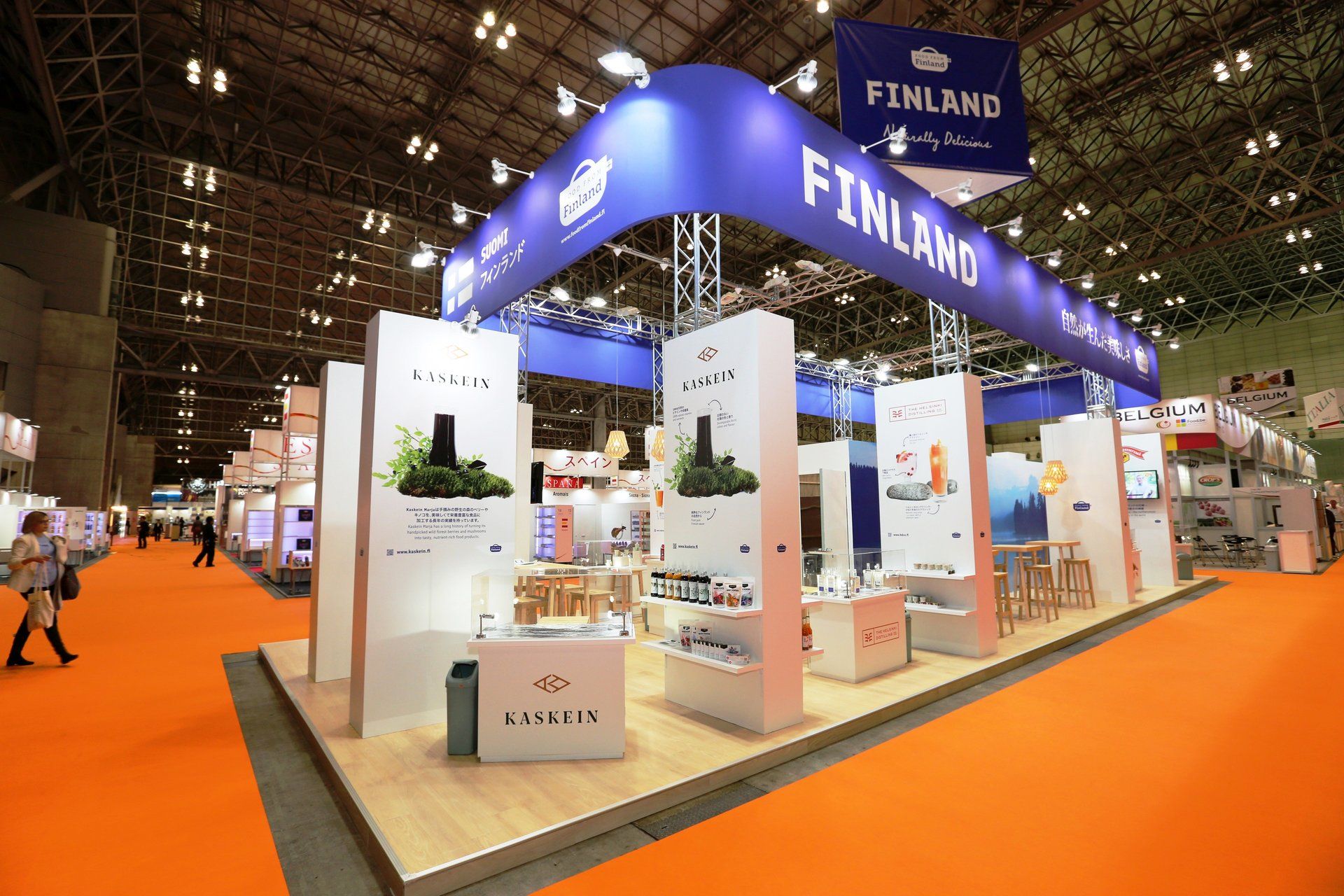 Finland Pavilion@ Foodex Japan 2016. Booth designed and built by Essential Global Fairs.