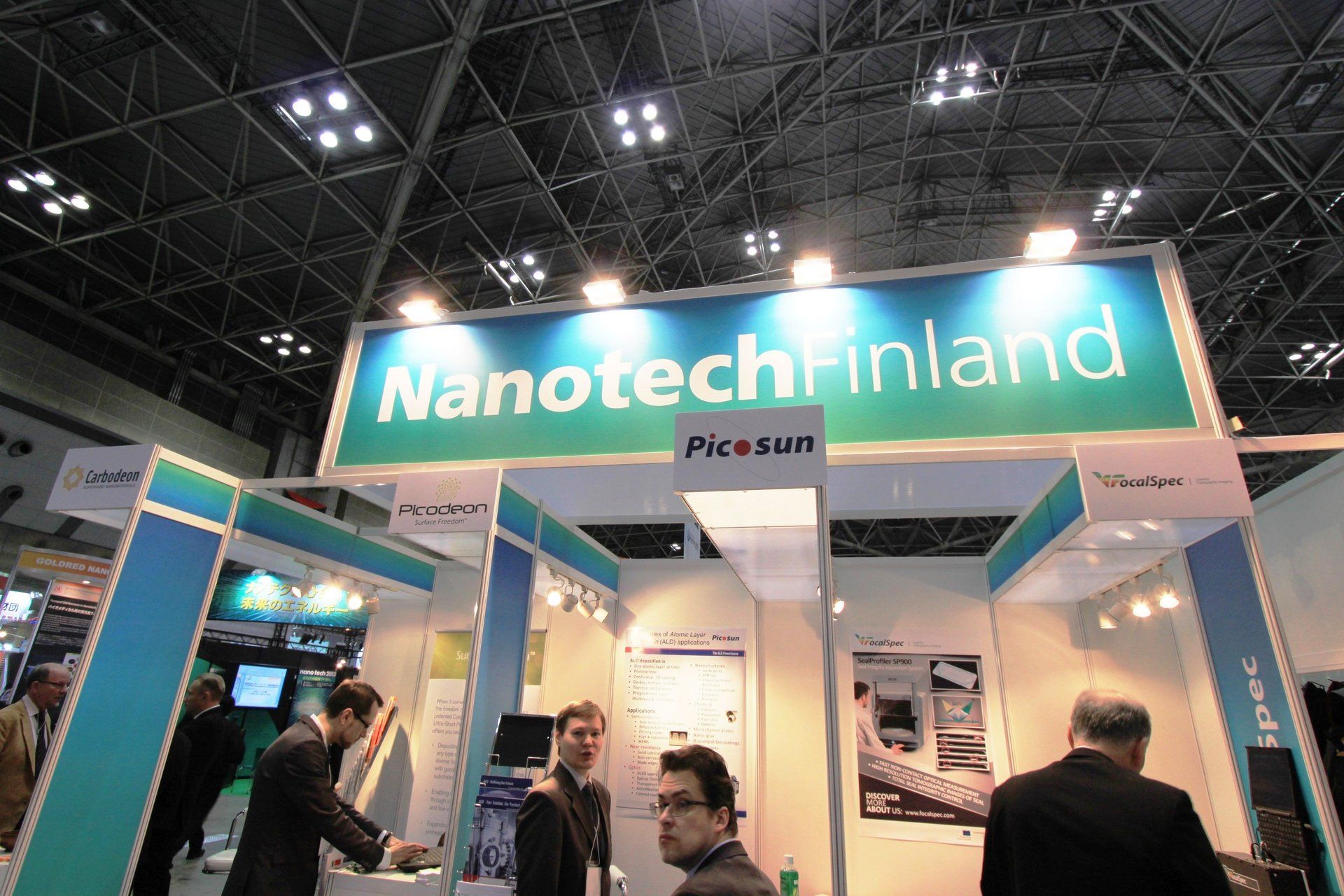 Finland Pavilion @ Nano Tech 2013. Booth designed and built by Essential Global Fairs.