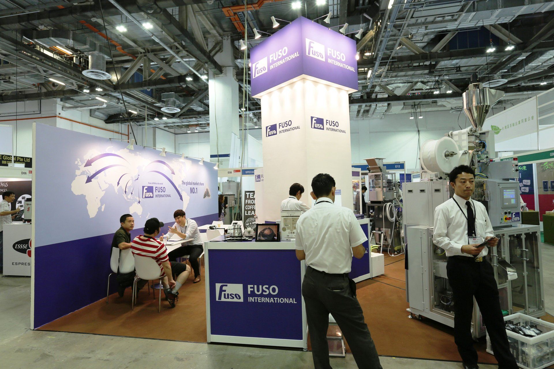 Fuso International @ Cafe Asia 2016. Booth designed and built by Essential Global Fairs.