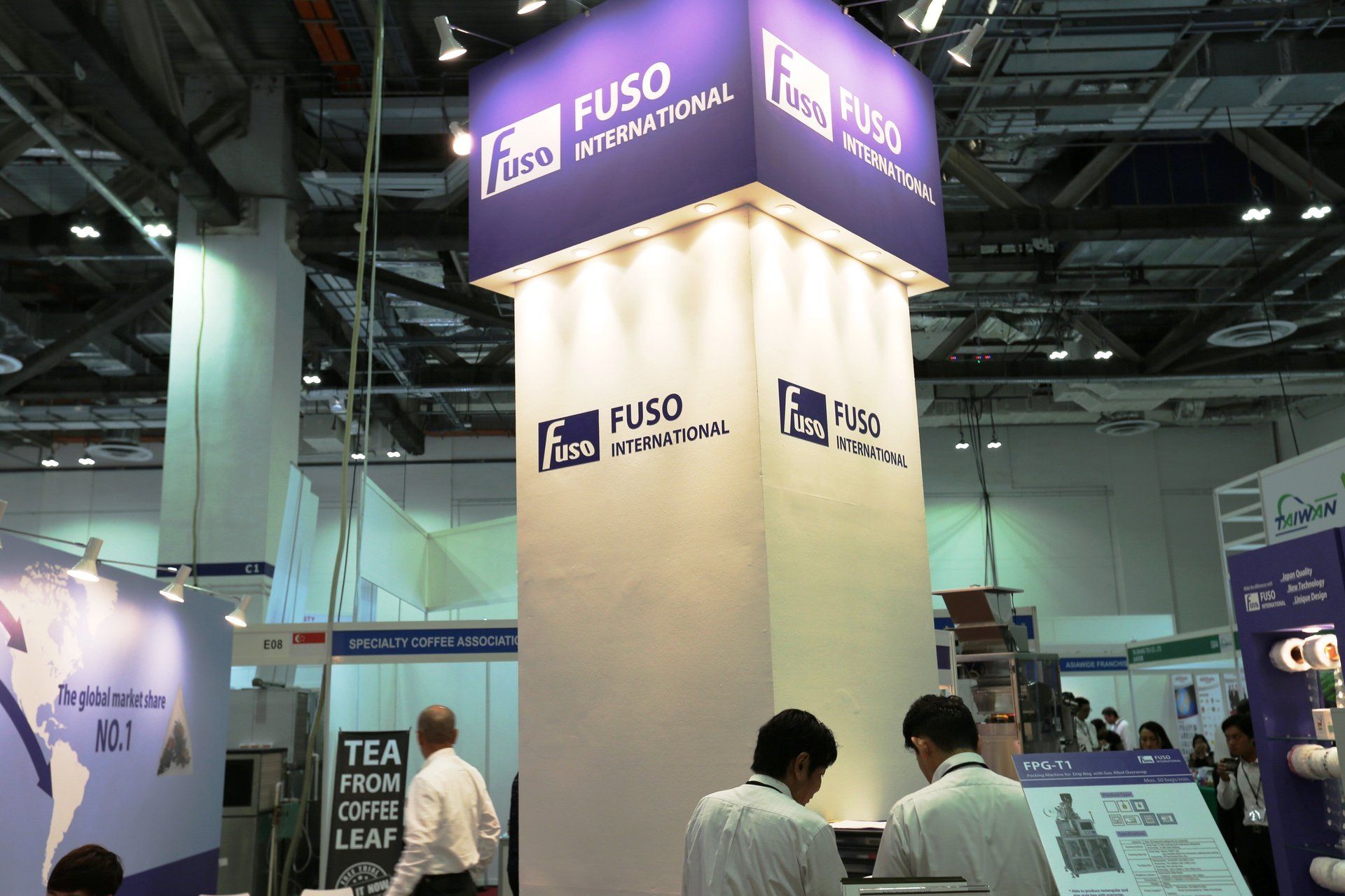 Fuso International @ Cafe Asia 2016. Booth designed and built by Essential Global Fairs.