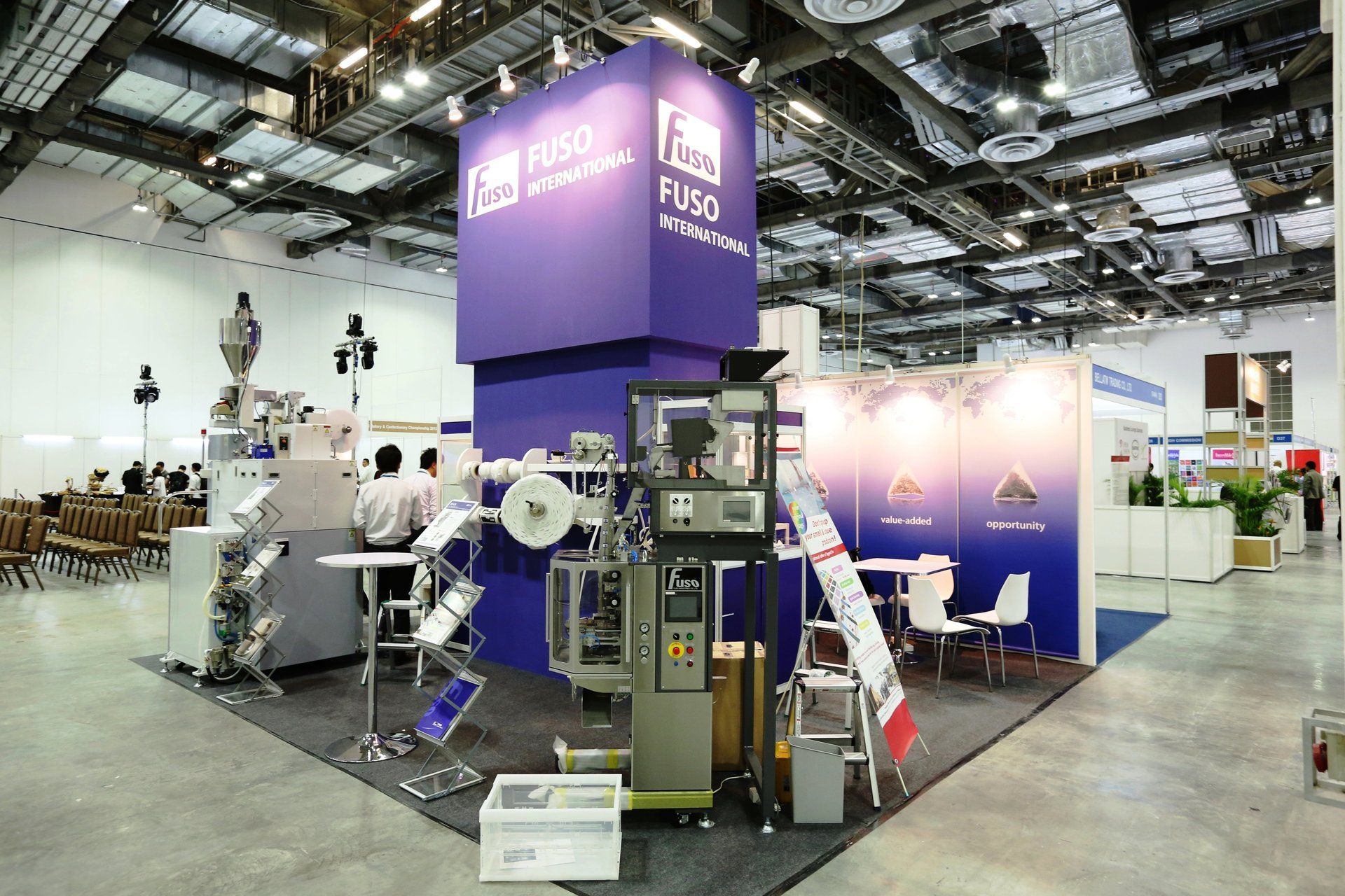 Fuso International @ Cafe Asia 2015. Booth designed and built by Essential Global Fairs.