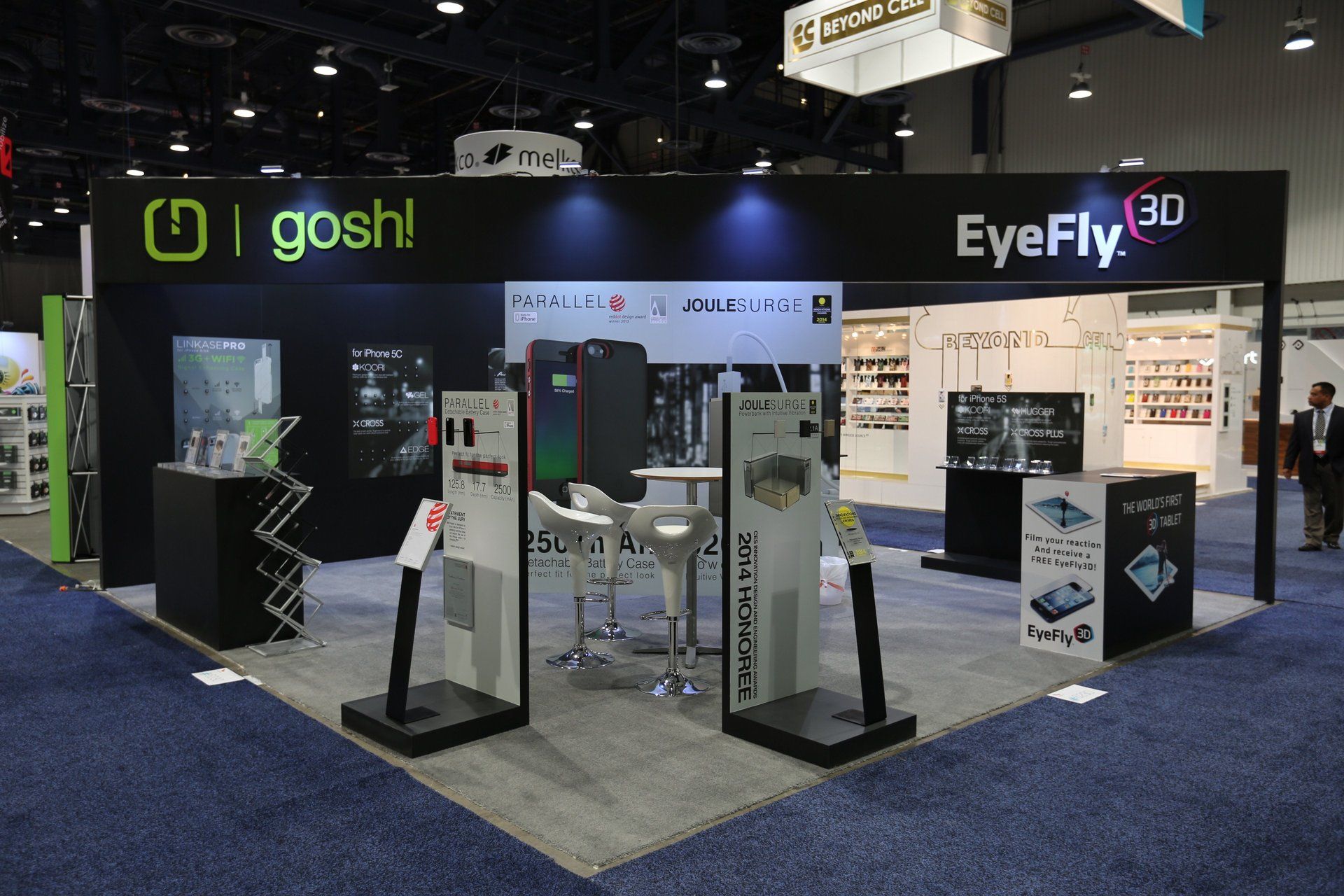 GOSH! @ CES 2014. Booth designed and built by Essential Global Fairs.