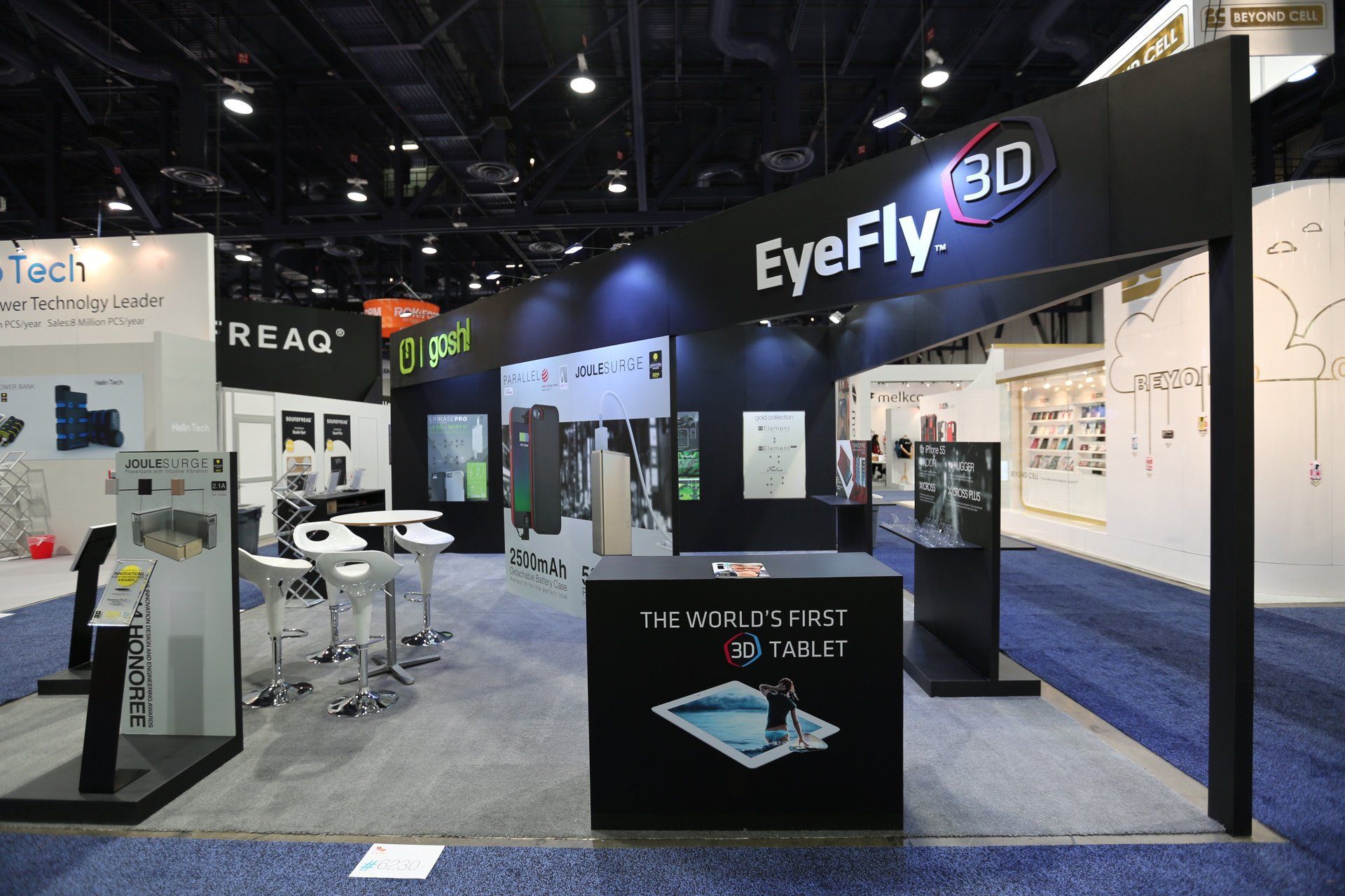 GOSH! @ CES 2014. Booth designed and built by Essential Global Fairs.