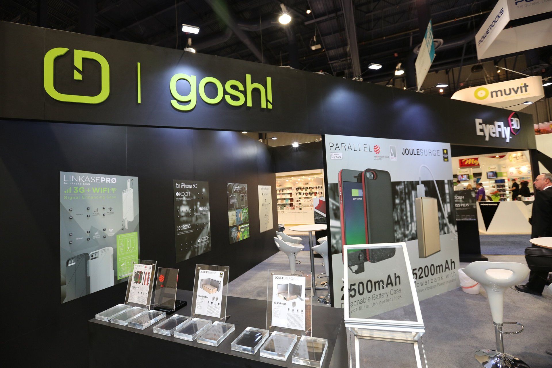 GOSH! @ CES 2014. Booth designed and built by Essential Global Fairs.