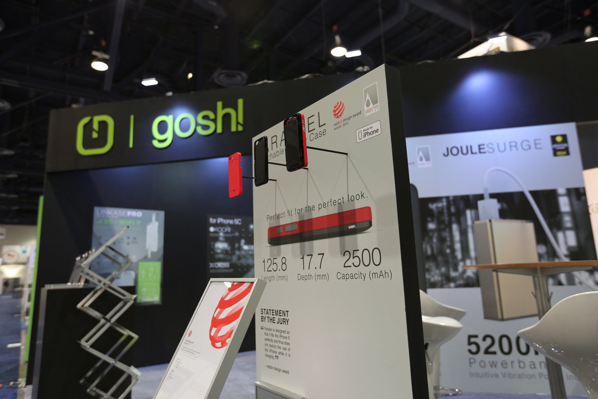 GOSH! @ CES 2014. Booth designed and built by Essential Global Fairs.